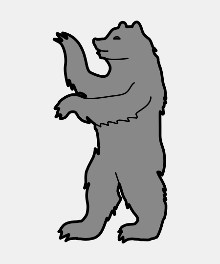 Bear Statant Erect