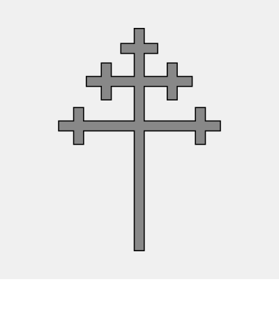 Cross Of Lorraine Branched