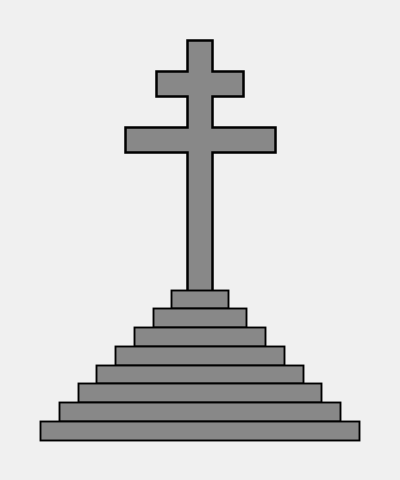 Patriarchal Cross On 8 Step