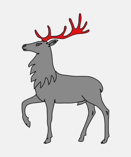 Stag Passant