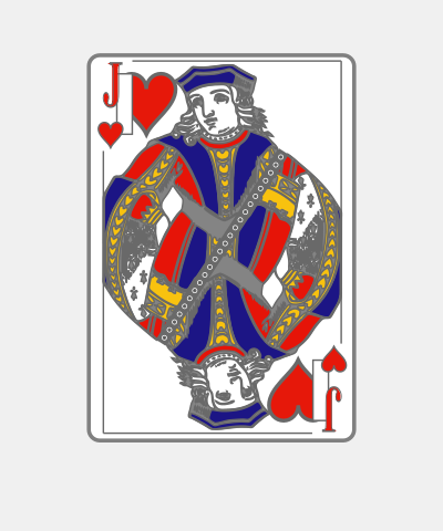 Playing Card Jack Of Hearts