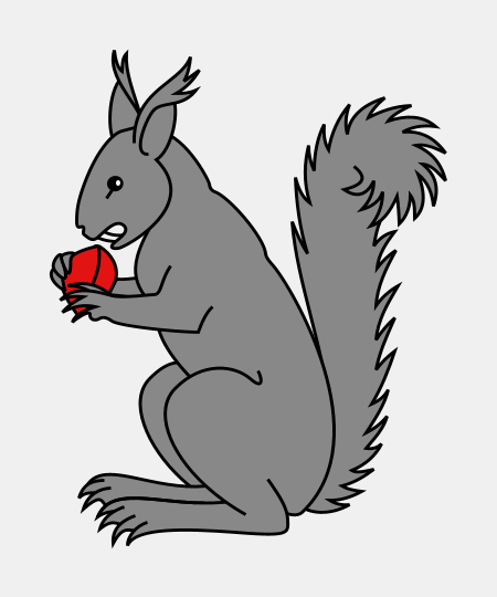 Squirrel Holding Nut