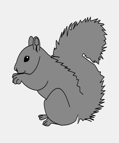 Squirrel Sejant